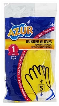 перчатки резиновые azur (s)