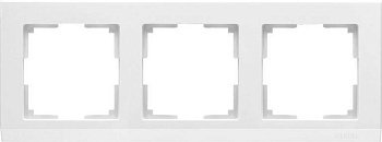 рамка на 3 поста белый werkel wl04-frame-03-white