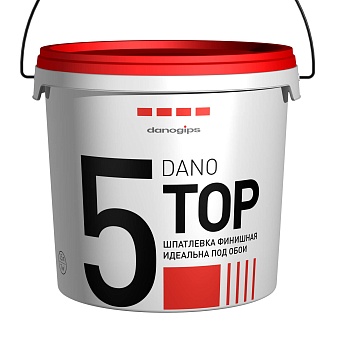 шпатлевка финишная полимер. dano top (3л)(120шт)