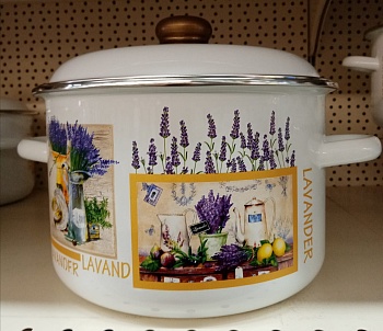 93-ln-en-55 кастрюля цил. 5л lavanda белоснежная (1rd221mи)