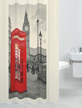 штора для ванной london (лондон)180*200