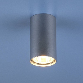 светильник встраиваемый 1081 gu10 sl серебро (5257)
