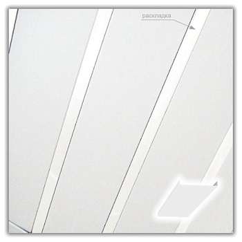 потолок реечный немецкий профиль рейка an 135a белая открытая (4м) уценка