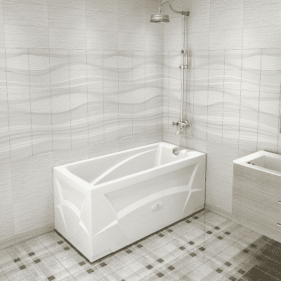 панель фронтальная vannesa орнелла 150*70+крепление