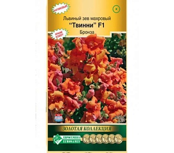 львиный зев махровый твинни f1 бронза (10 шт )