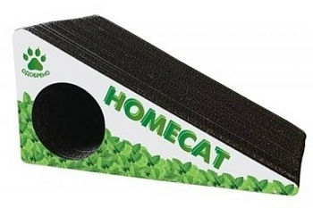 homecat 30х14х17 см когтеточка с кошачьей мятой треугольник малый гофрокартон