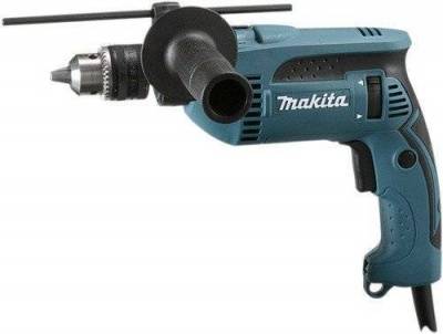дрель сетевая ударная makita hp1630, 710вт