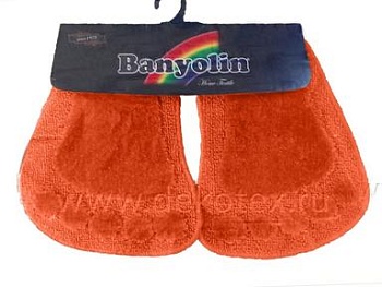 коврик banyolin лапки 45*65см 178-оранжевый