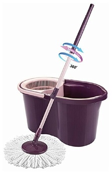 mop style набор для уборки 16л.,фиолетовый