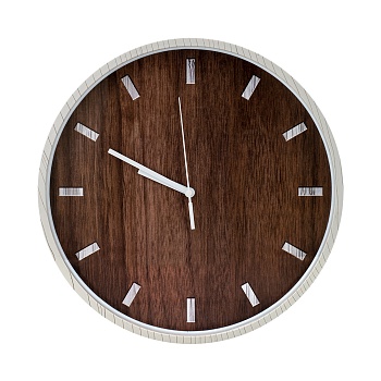 часы настенные "дерево", д300 ш300 в38, коричневый fancy65