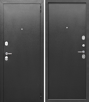 дверь мет. 7,5 см гарда серебро металл/металл (960мм) левая/ф2