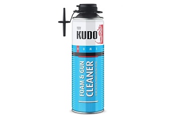 очиститель монтажной пены home kudo foam&gun cleaner 650 мл (1/12)
