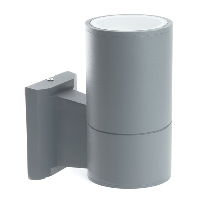 светильник садово-парковый, 230v e27, dh0701, серый (на стену вверх) распродажа