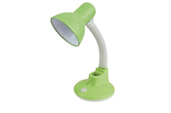 светильник настольный ultraflash uf-316 с16 зеленый 60w