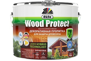 пропитка wood protect dufa бесцветная 10л