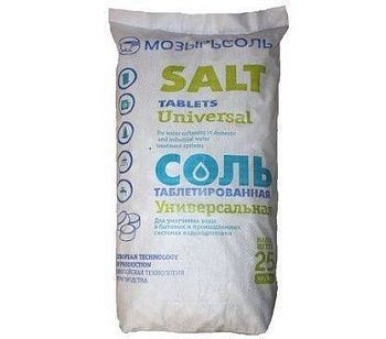соль таблетированная nacl (25кг)