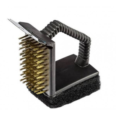 щетка для чистки гриля (скребок, щетка, губка)boyscout /10