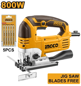 электрический лобзик 800 вт ingco js80068 industrial