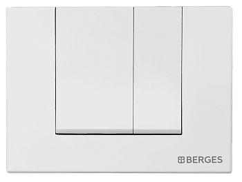 кнопка berges для инсталляции novum s1 белая