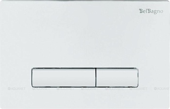 клавиша смыва belbagno genova, белый bb018-gv-bianco