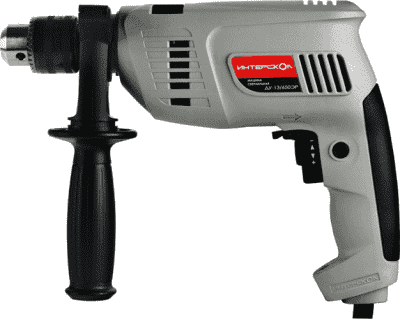 дрель сетевая ударная интерскол ду-13/650 эр, 650вт