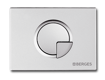 кнопка berges для инсталляции novum r2 матовый хром