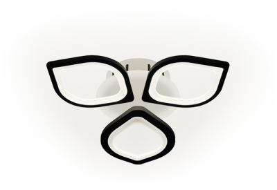 люстра сд диммируемая teramo с ду chl-52359 52 вт, 2700-6400к, 460х460х90мм, rev ritter