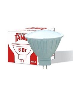 лампа 6w gu5.3 mr16 3000k tango