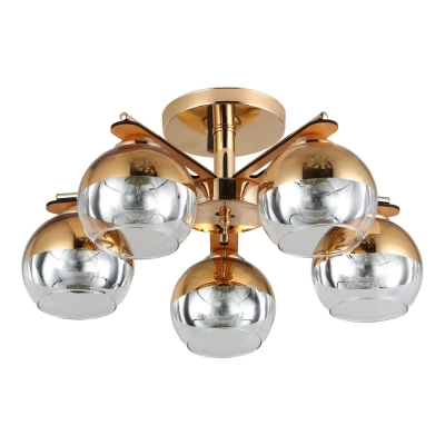 люстра rivoli zella 9064-305 5 х е27 40 вт модерн распродажа