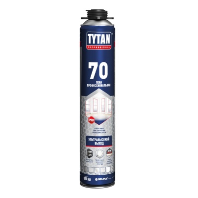 пена профессиональная tytan professional 70, 870 мл