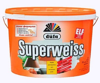 краска в/д dufa superweiss rd-4 10 л (1шт/уп)