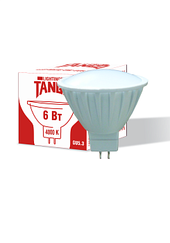 лампа 6w gu5.3 mr16 4000k tango