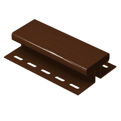 h-профиль u-plast classic коричневый 3,05м (уп 5шт)