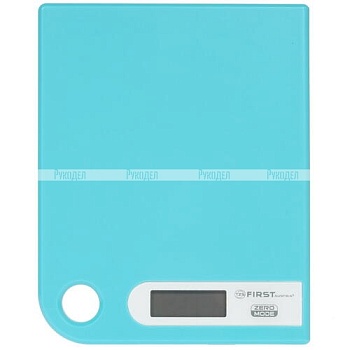 6401-1-bl весы кухонные firstмаксимально допустимый вес : 5 кг.цена деления : 1 г.lcd-дисплей 15 мм.