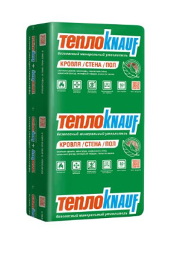 мин.изоляция теплоknauf для коттеджа/кровля стена+ ts 100*610*1230 (6м2,0,6м3)в пал.28шт/в пал.32 шт