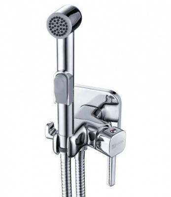 смеситель с гигиеническим душем solo lm7165c скрытый монтаж цвет хром
