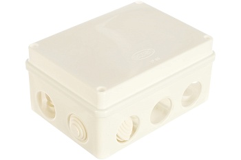 коробка распред. 150х110х70 (10 муфт д32), крышка на винтах, ip55, оп, белый