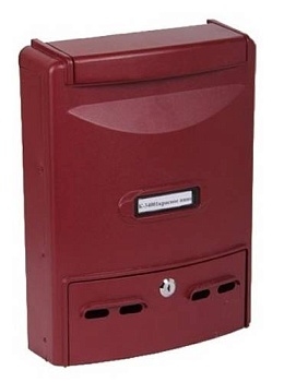 ящик почтовый к-34001 цв. винно-красный