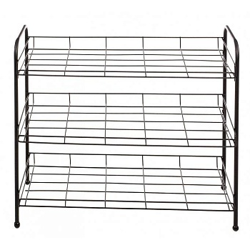 полка д/обуви sheffilton sht-639-2 металл черный/черный (уп/2шт) распродажа