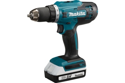 дрель-шуруповерт аккумуляторная makita df488dwe, 18в, li-ion 2x1,5ач
