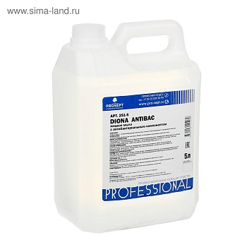 diona antibac жидкое гель-мыло с антибактериальным компонентом, 0,8л