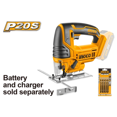 лобзик аккумуляторный ingco cjsli8501, 20в, без акб