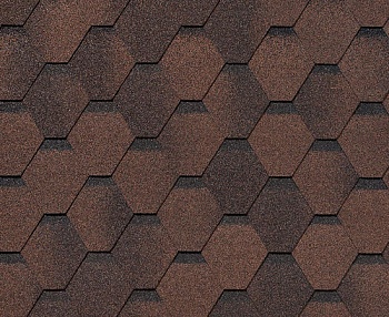 черепица roofshield фемили эколайт стандарт (3м2) fl-s-49 коричневый с оттенением