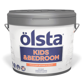 краска kids&bedroom olsta для детских и спален база a 0,9 л