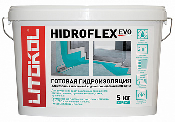 гидроизоляционная мастика hidroflex 5кг