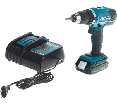 дрель-шуруповерт аккумуляторная makita ddf453 syx5, 18в, li-ion 1x1,5ач распродажа