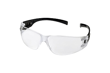 очки защитные тип классик открытого типа прозрачные с черной дужкой исток