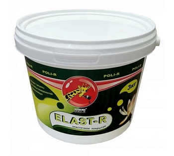 эластичное покрытие elast -r черный (ral 9005) 3кг