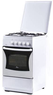 плита газовая flama 4-х комф. fg 2402 w 50см белая