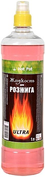 жидкость для розжига 1 л углеводородная ultra hot pot